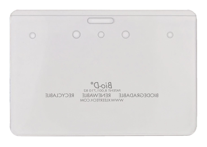 2 1/2"H x4"W BIO-D ® Name Badge Holder - Image 2