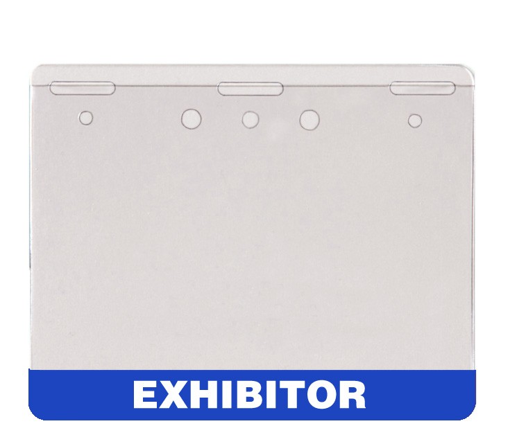 3"H x 4"W 8 mil In-Stock Printed Name Badge Holder - Image 12