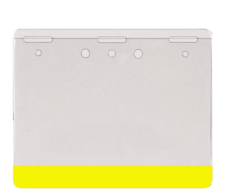 3"H x 4"W 8 mil In-Stock Printed Name Badge Holder - Image 7