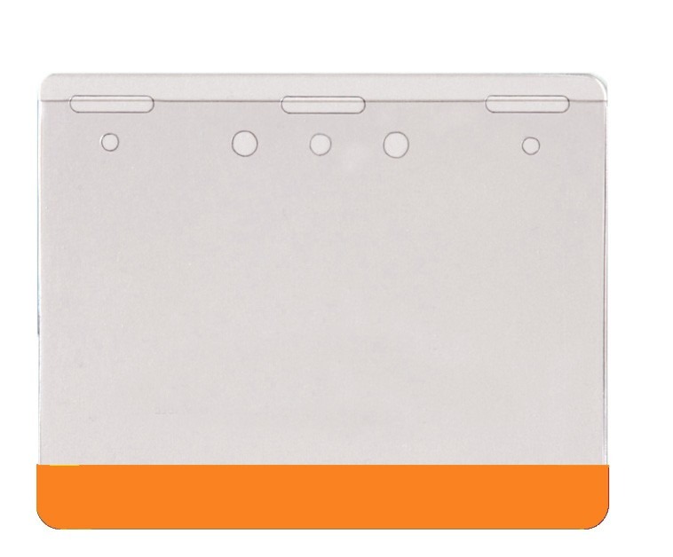 3"H x 4"W 8 mil In-Stock Printed Name Badge Holder - Image 5