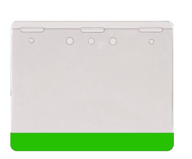 3"H x 4"W 8 mil In-Stock Printed Name Badge Holder - Image 4