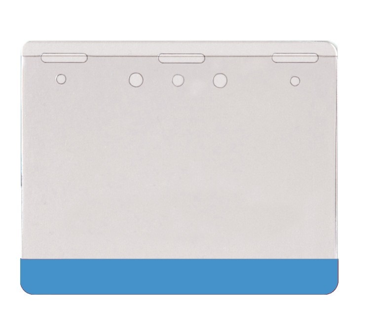 3"H x 4"W 8 mil In-Stock Printed Name Badge Holder - Image 3