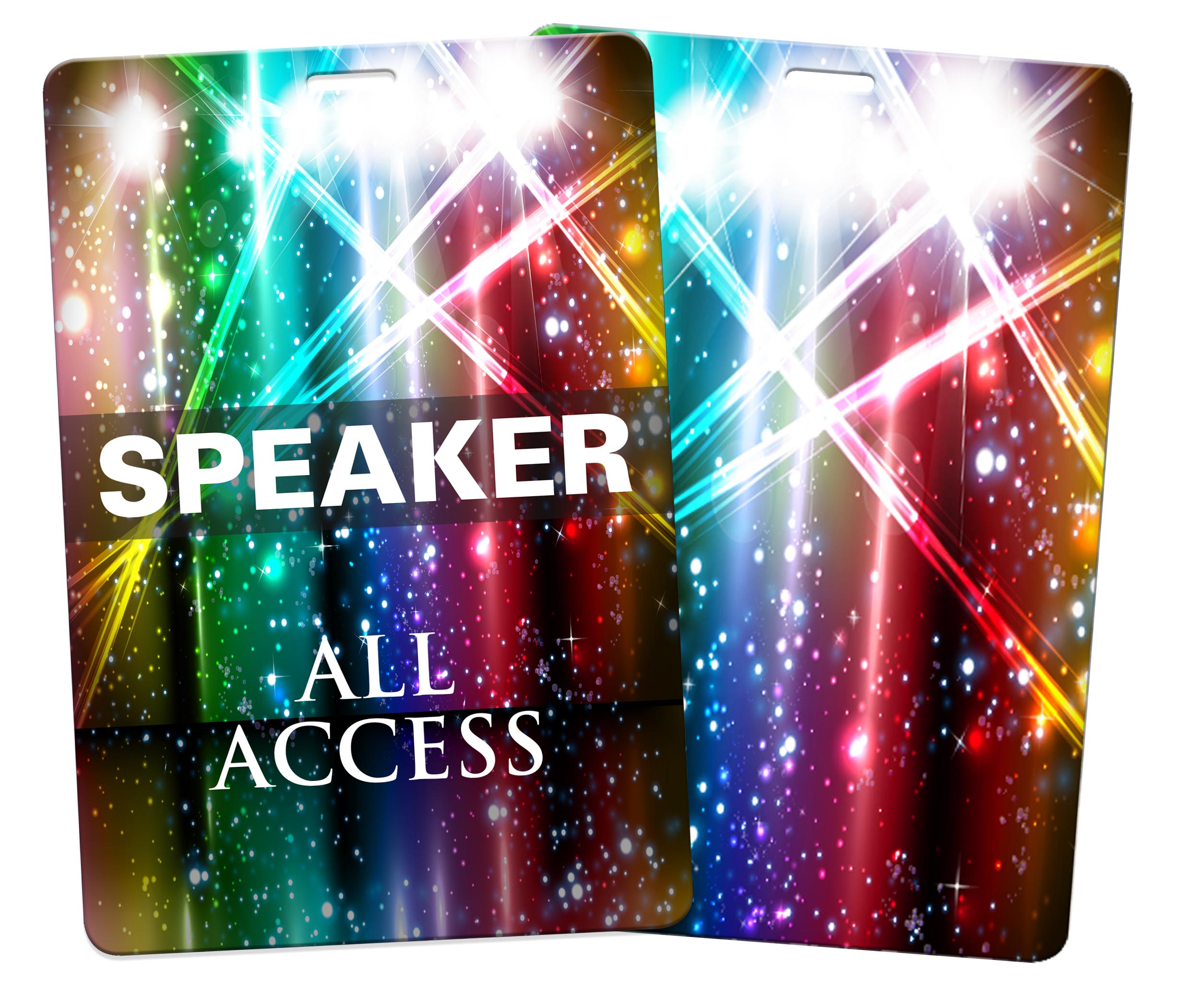 6"H x 4-1/4"W Plastic Badges - Image 2