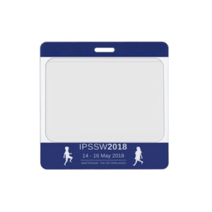 4"H x 4"W Plastic Badges w/ 2" x 3 1/2" Pocket