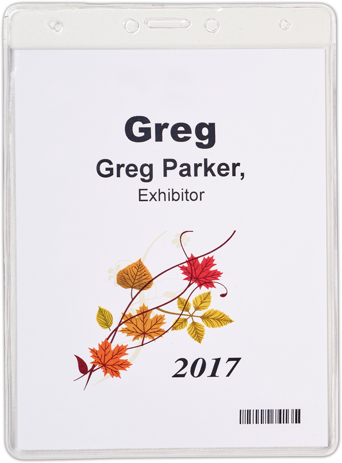4 1/4"W x 5 1/2"H 4-up Blank or Printed - Image 2