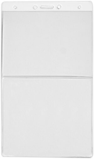 3"H x 4"W with 6" x 4" Double Pocket