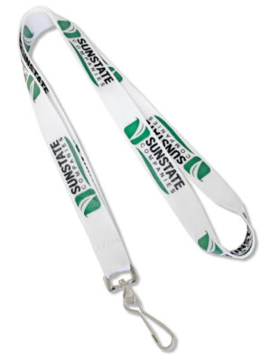 2-Color Recycled PET Lanyard in 1/2", 5/8", and 3/4"W x 36"L