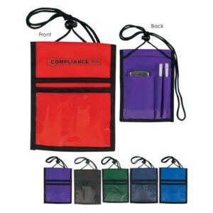 NW-14 NECK WALLET WITH PEN LOOP