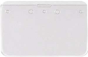 Bade Holder made from 10 mil clear PVC