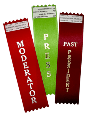 2" x 6" Vertical BIO-D® Custom Ribbons